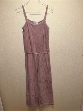 Known Supply Dusty Mauve Spaghetti Strap Jumpsuit
